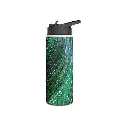 Orbital Data Stream · Insulated Water Bottle · Green