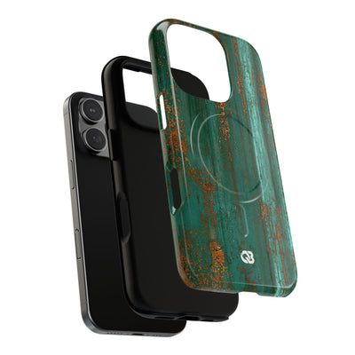 Oxidized Verdigris · Tough 2.0 Magnetic Phone Case for iPhone · Teal
