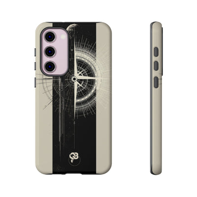 Beige Tough Phone Case for Samsung - Zenith Vector Spire