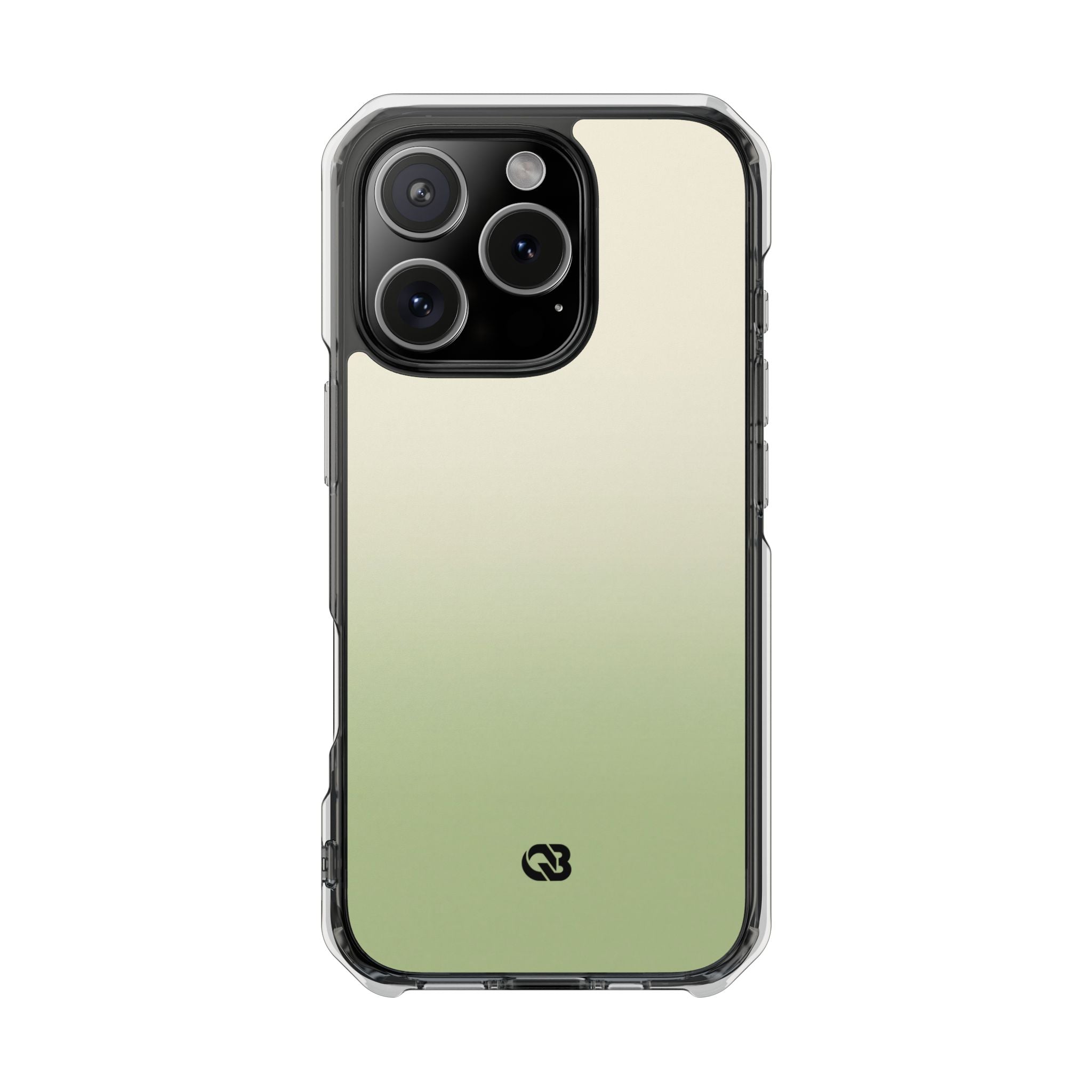 Green Impact MagSafe Phone Case for iPhone - Bone Sage Fade