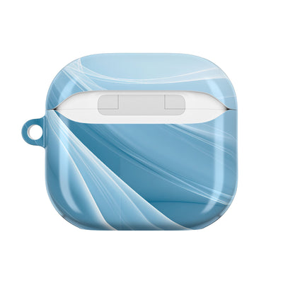 Glacial Ridge Contours · Hard Case for AirPods & AirPods Pro · Blue