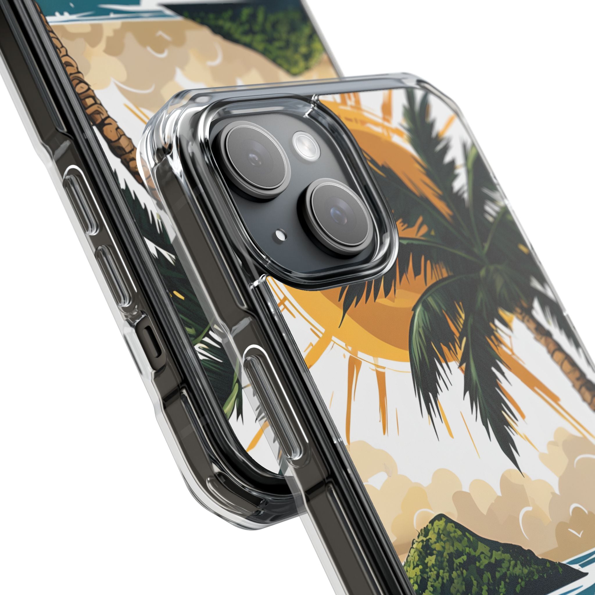 Palm Shade Radiance iPhone 15 Case - Impact