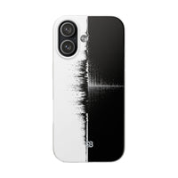 Black Lite Phone Case for iPhone - Static Signal Split