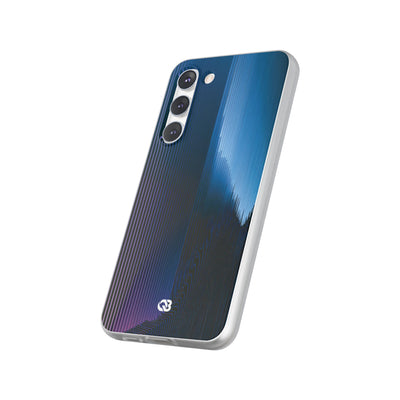 Blue Lite Phone Case for Samsung - Indigo Distortion Wave