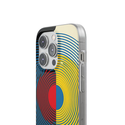 Blue Lite Phone Case for iPhone - Primary Circuit Orbit