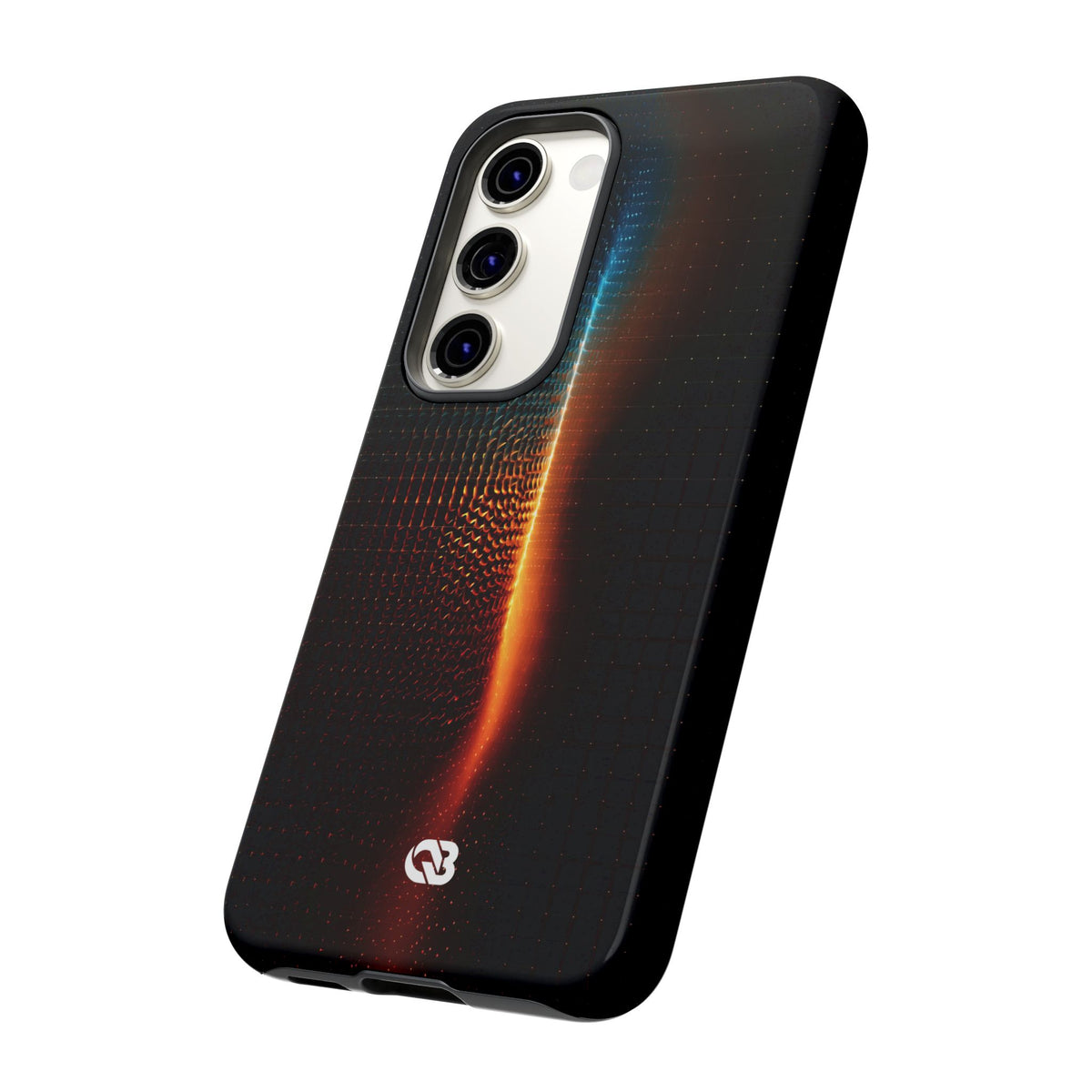 Luminous Refraction Grid · Tough Phone Case for Samsung · Black