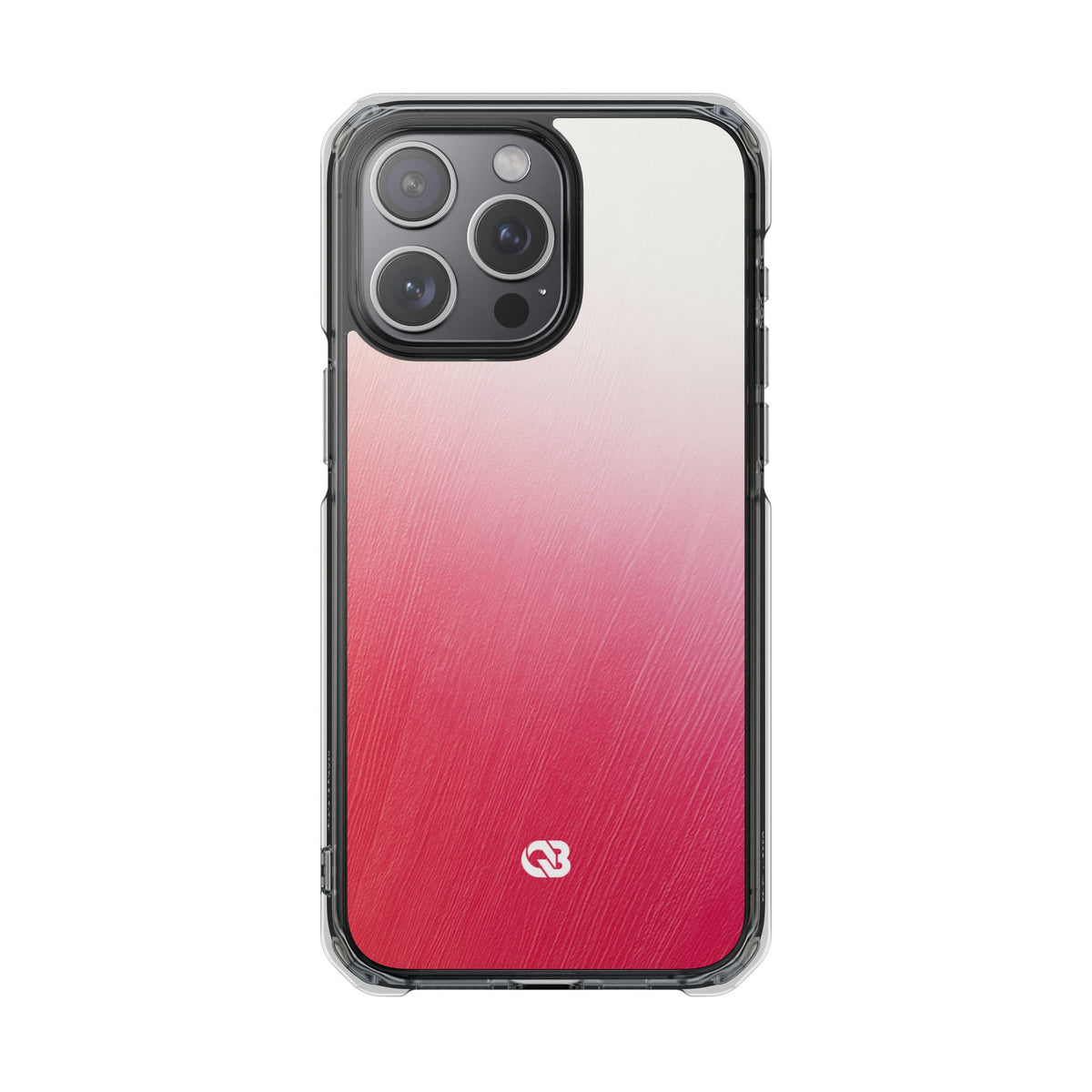 Rose Haze · Clear Impact Magnetic Phone Case for iPhone · Pink