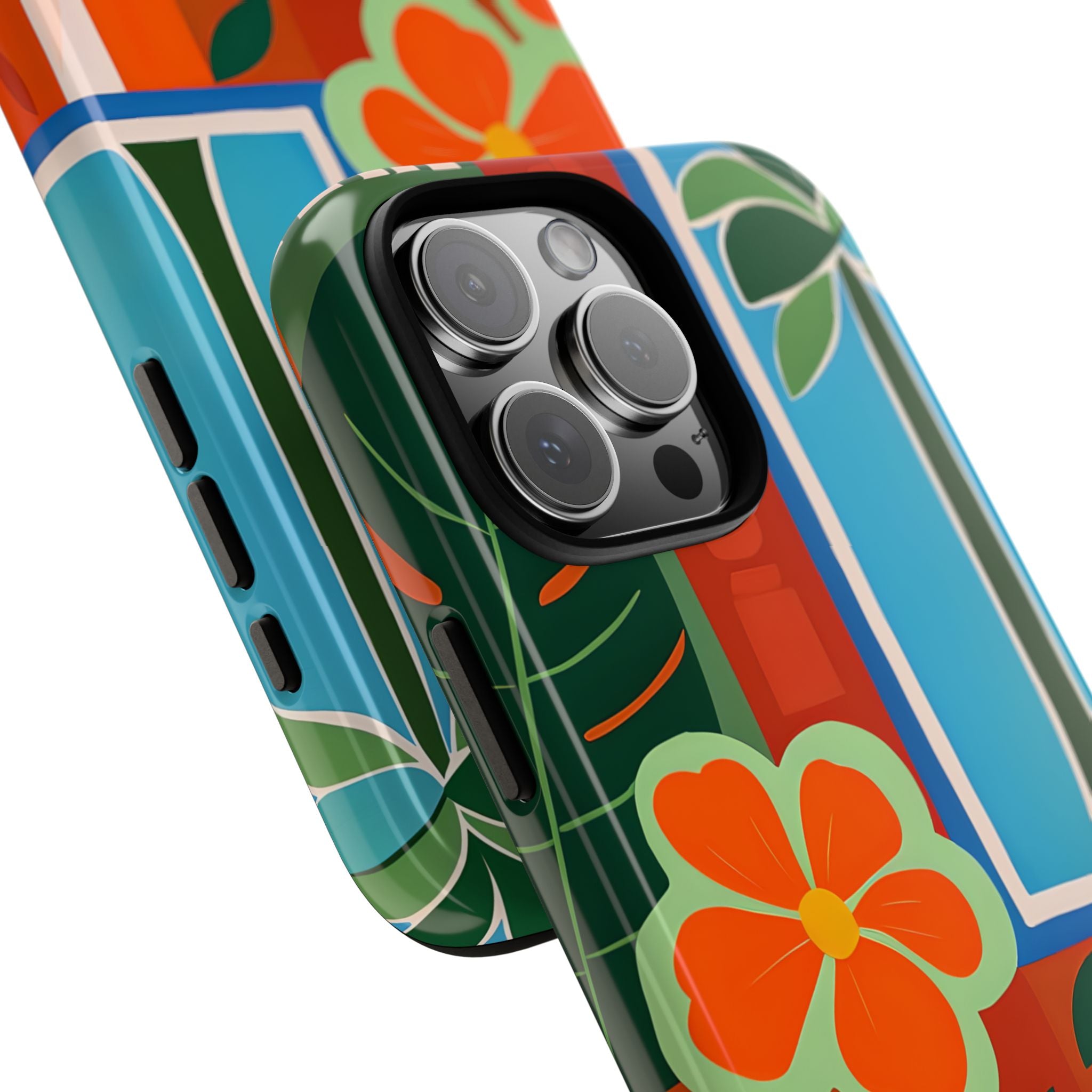 Vivid Jungle Collage · Tough Phone Case for iPhone