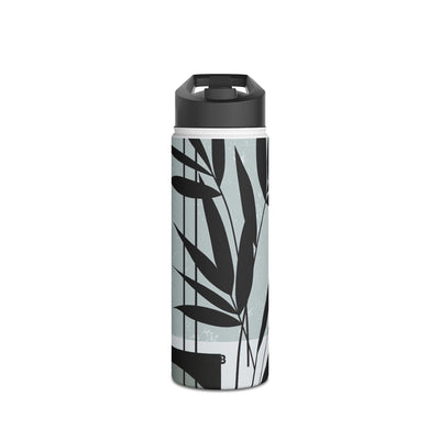 Zen Bamboo Silhouette · Insulated Water Bottle · Green