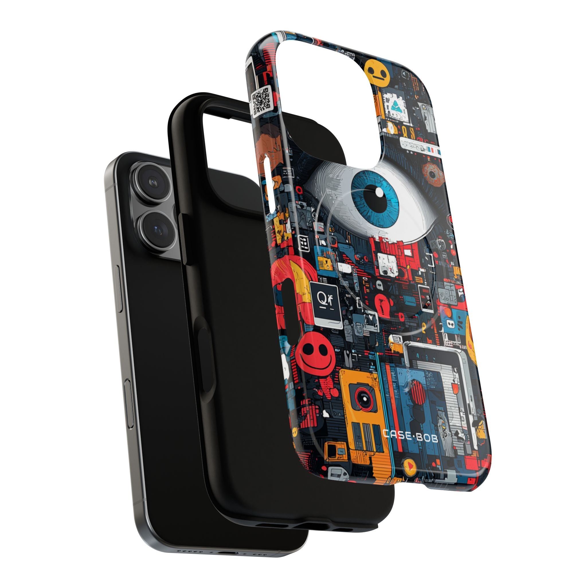 Digital Eye Blue iPhone 16 Pro Case - Tough+