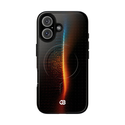 Luminous Refraction Grid · Tough 2.0 Magnetic Phone Case for iPhone · Black