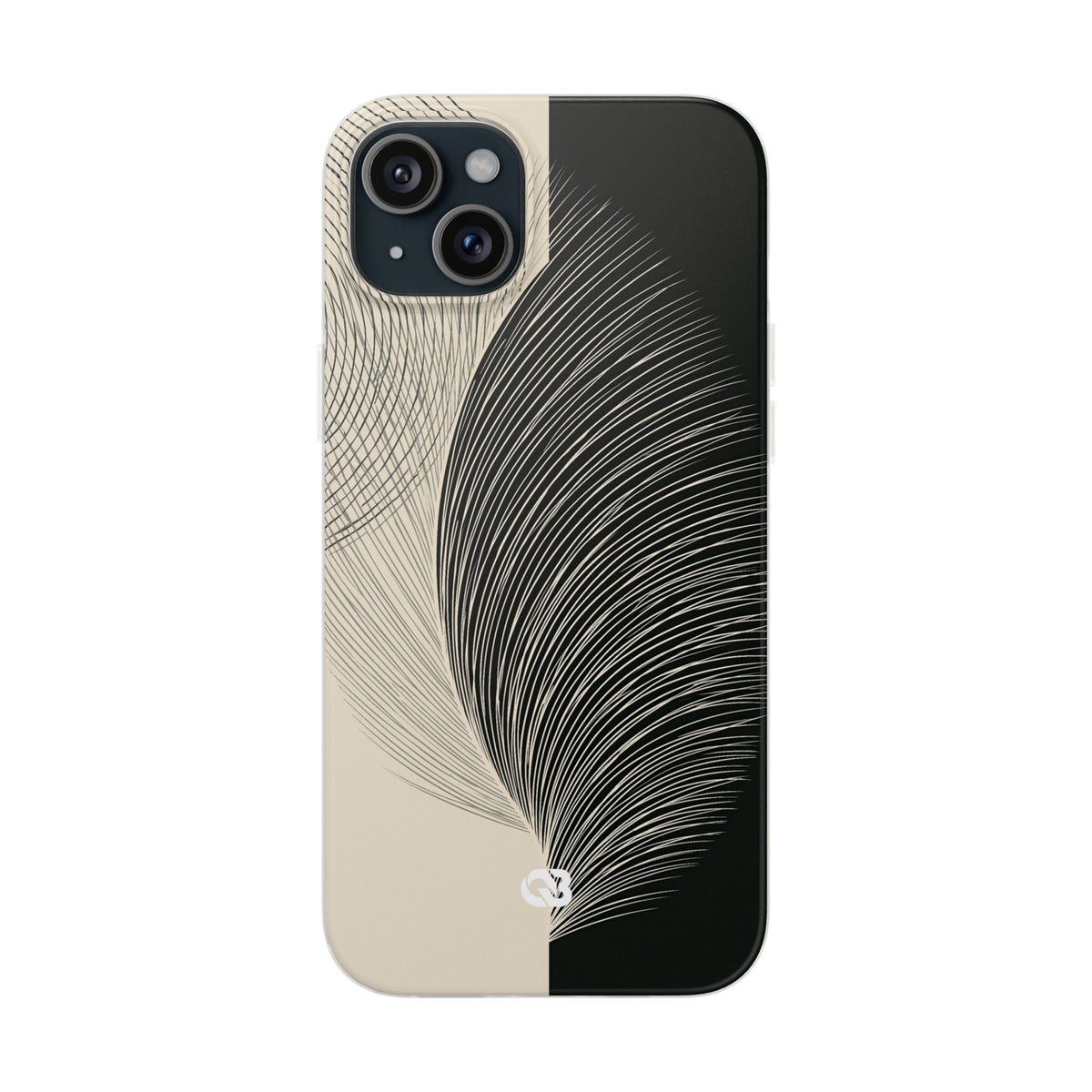 Minimal Frond Study · Lite Phone Case for iPhone ·  Black
