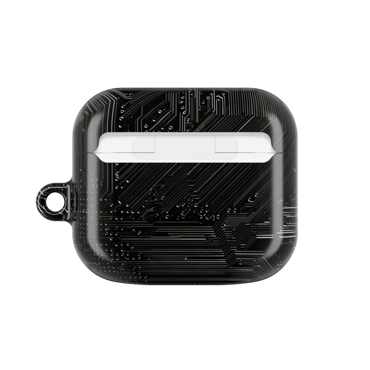 Obsidian Circuitry · Hard Case for AirPods & AirPods Pro · Black