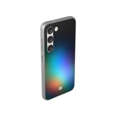 Black Lite Phone Case for Samsung - Electric Prism Grain