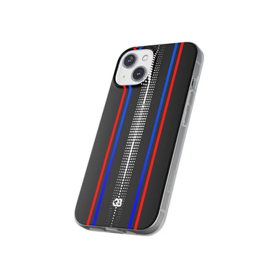 Electric Pulse Grid · Soft Phone Case for iPhone
