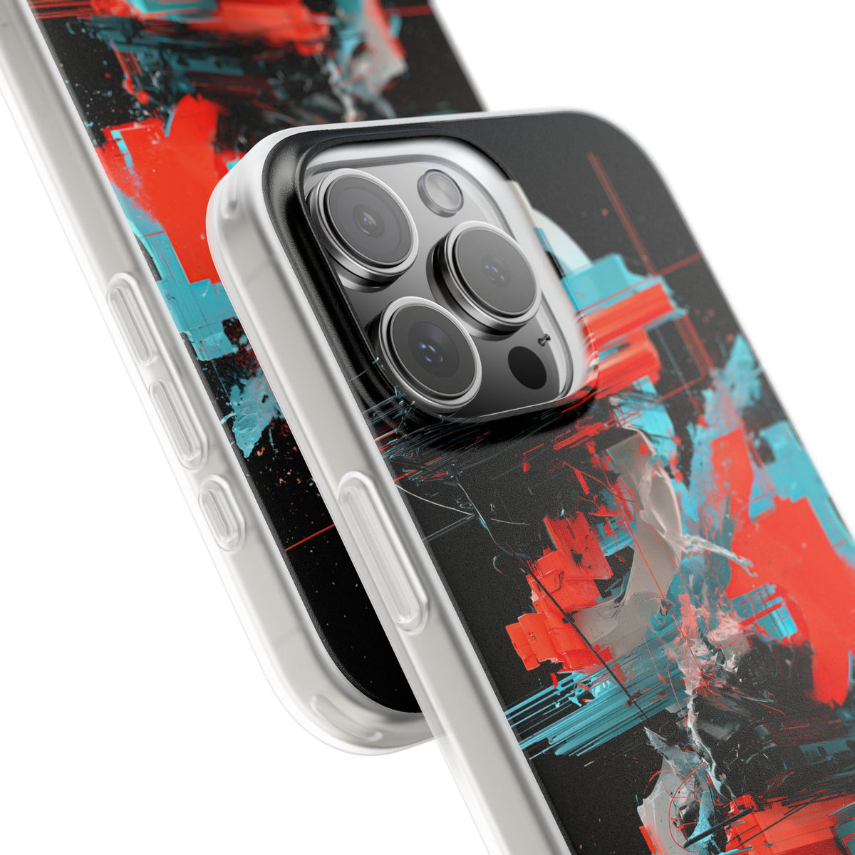 Fragmented Cyber Core · Lite Phone Case for iPhone ·  Black