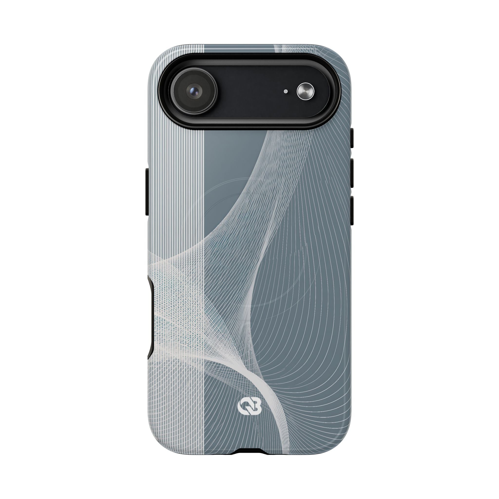 Grey Tough 2.0 Magsafe Phone Case for iPhone - Slate Mesh Horizon