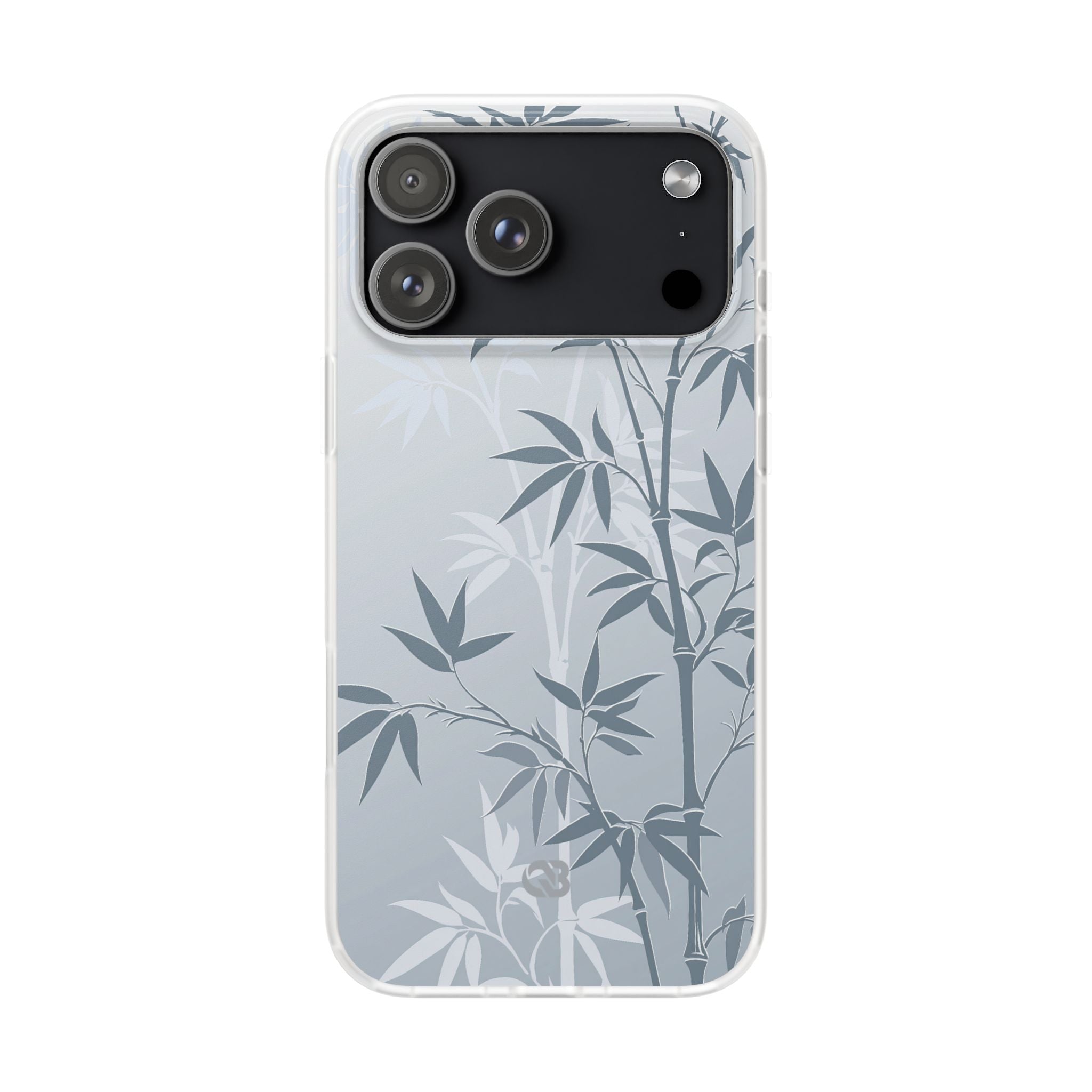 Blue Lite Phone Case for iPhone - Slate Bamboo Shadow
