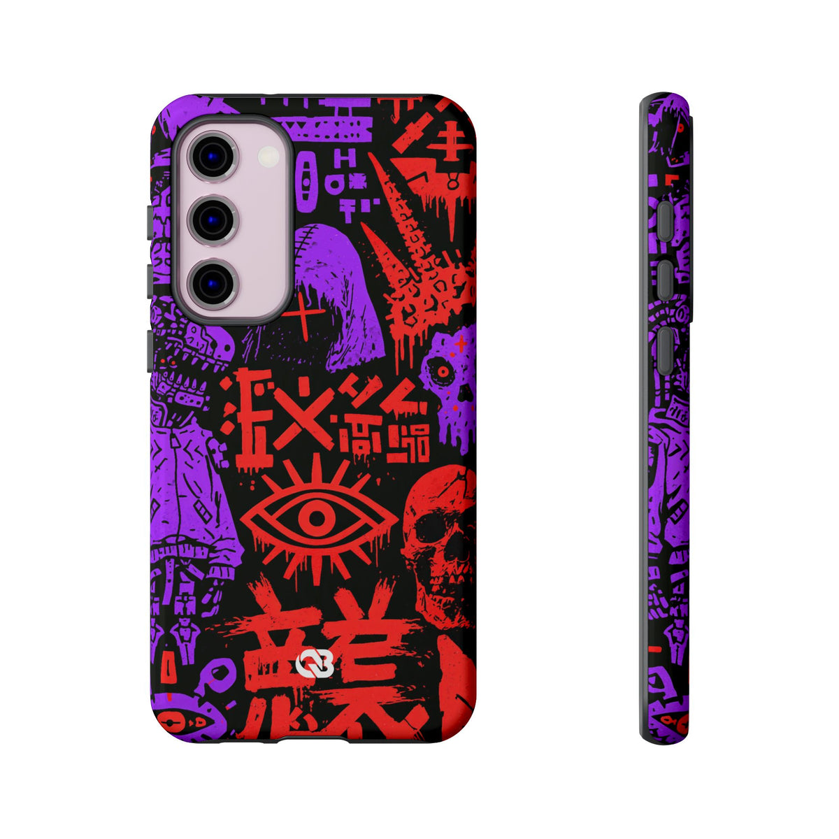 Underground Cyber Glyphs · Tough Phone Case for Samsung · Black