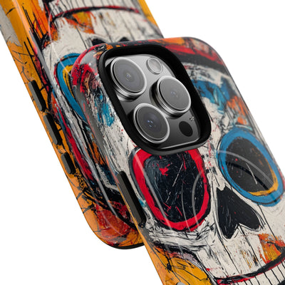 Vivid Graffiti Skull · Tough+ Handyhülle für iPhone · Magsafe