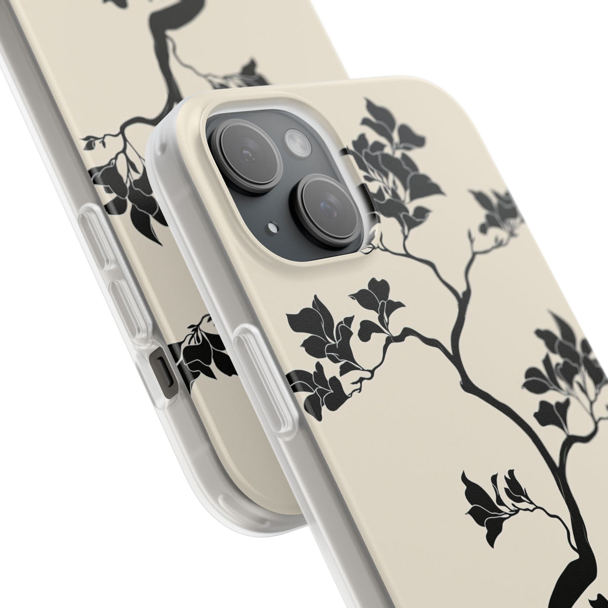 Ebony Magnolia · Lite Phone Case for iPhone ·  Beige