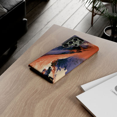 Solar Aura Drift · Tough Phone Case for Samsung · Orange