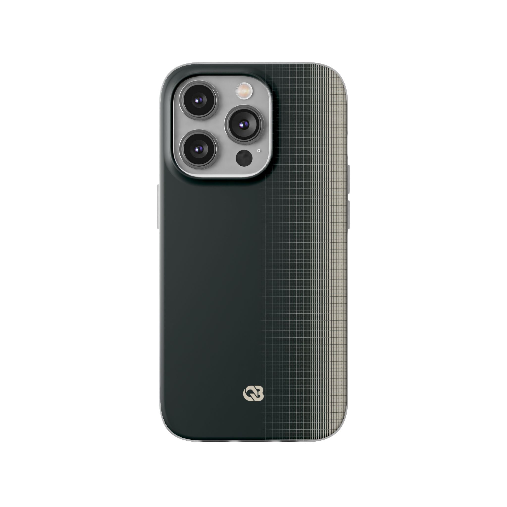Grey Lite Phone Case for iPhone - Charcoal Tech Grid