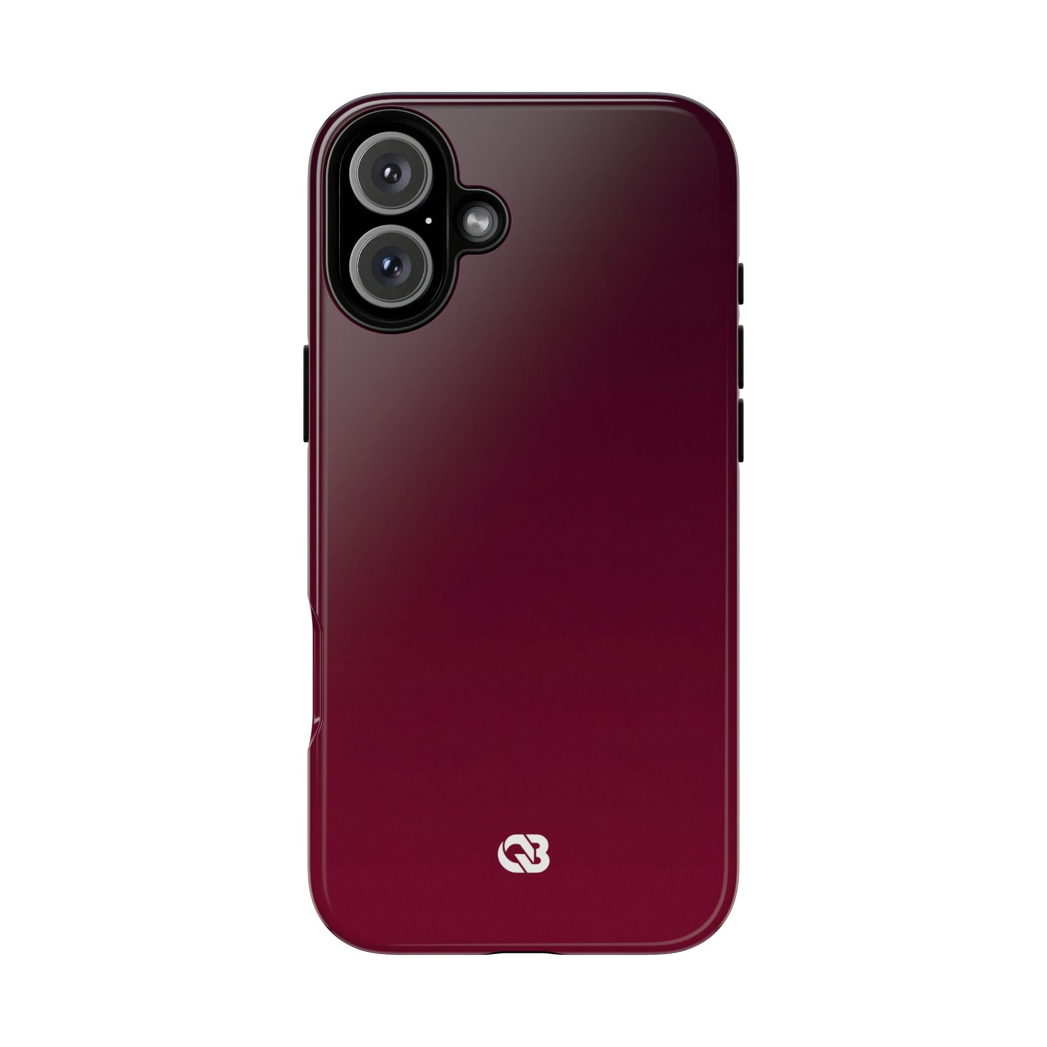 Red Tough Phone Case for iPhone - Deep Sangria Gradient