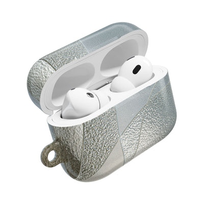 Refracted Arcs · Hard Case for AirPods & AirPods Pro · Silver