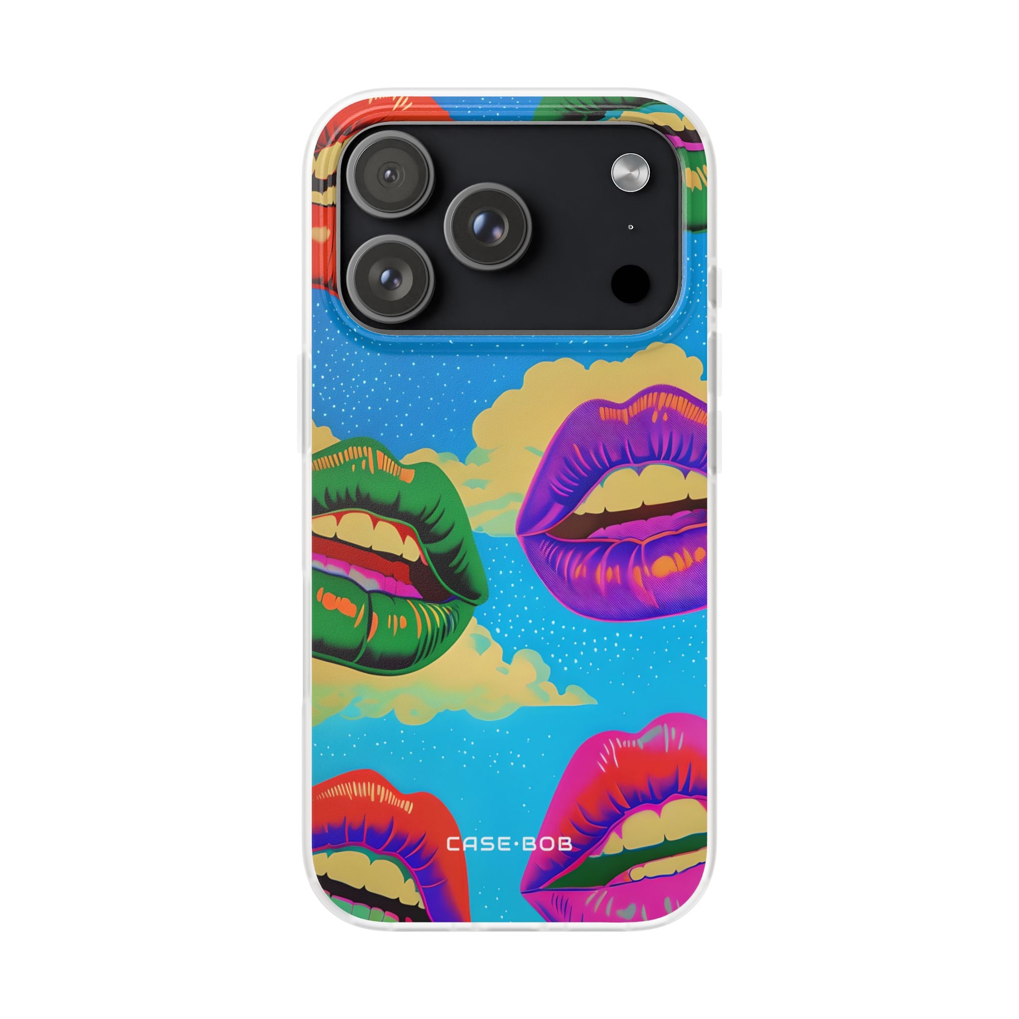 Colorful Lipscape iPhone 17 Pro Case - Soft - CASE•BOB