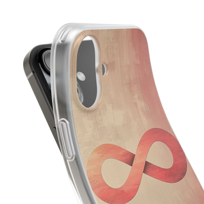 Terracotta Infinity Stroke · Soft Handyhülle für iPhone