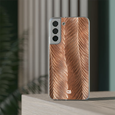 Rose Gold Weave · Lite Phone Case for Samsung · Brown