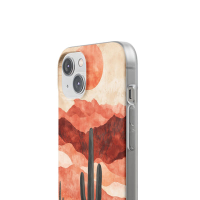 Terracotta Desert Sun · Soft Handyhülle für iPhone