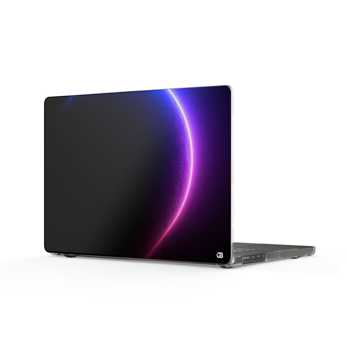 Luminous Eclipse · Clear Hard Case for MacBook · Black