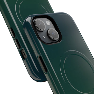Green Tough 2.0 Magsafe Phone Case for iPhone - Midnight Pine Horizon
