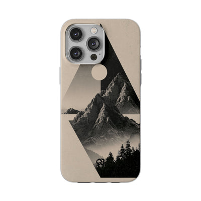 Beige Lite Phone Case for iPhone - Obsidian Summit Parchment