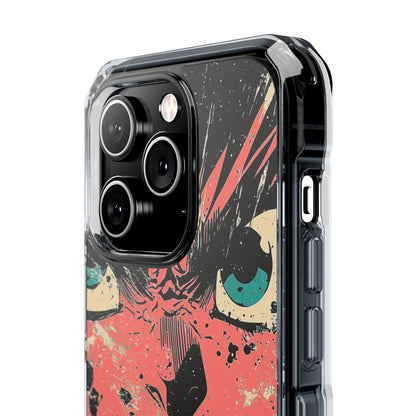 Schreiendes Gesicht Pink iPhone 14 Pro Case - Impact