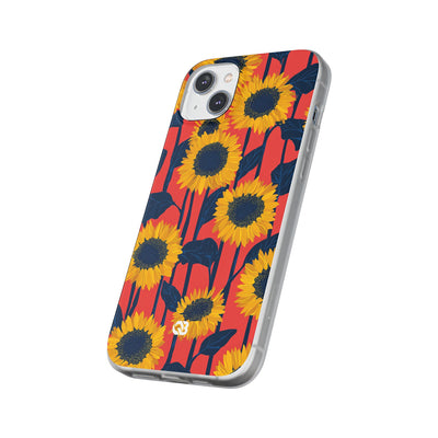 Solar Navy Bloom · Soft Handyhülle für iPhone
