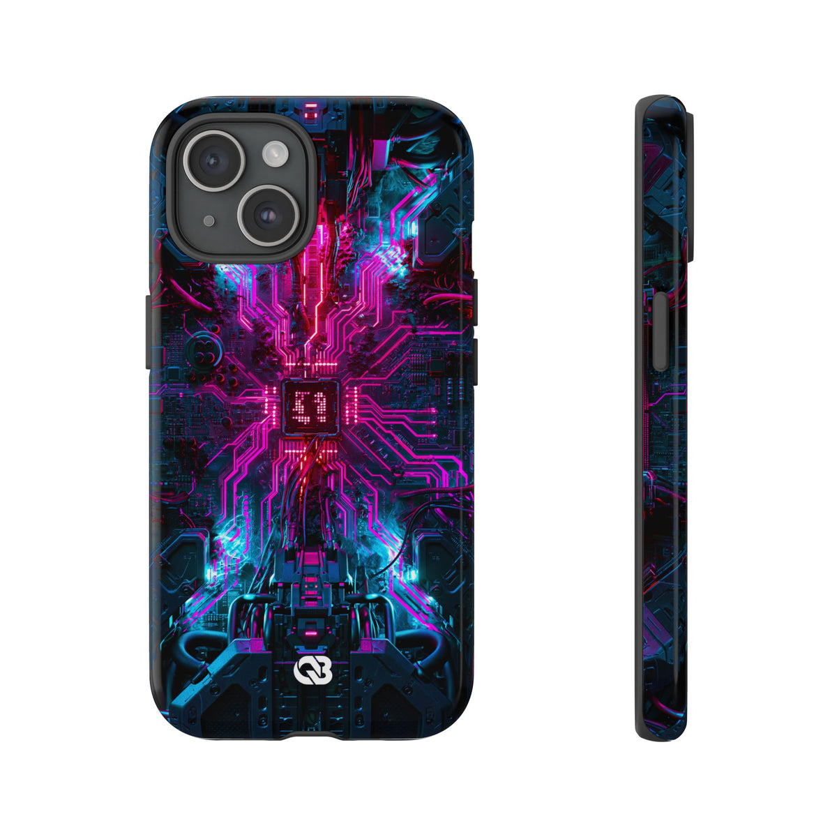 Neural Circuit Core · Tough Phone Case for iPhone · Black