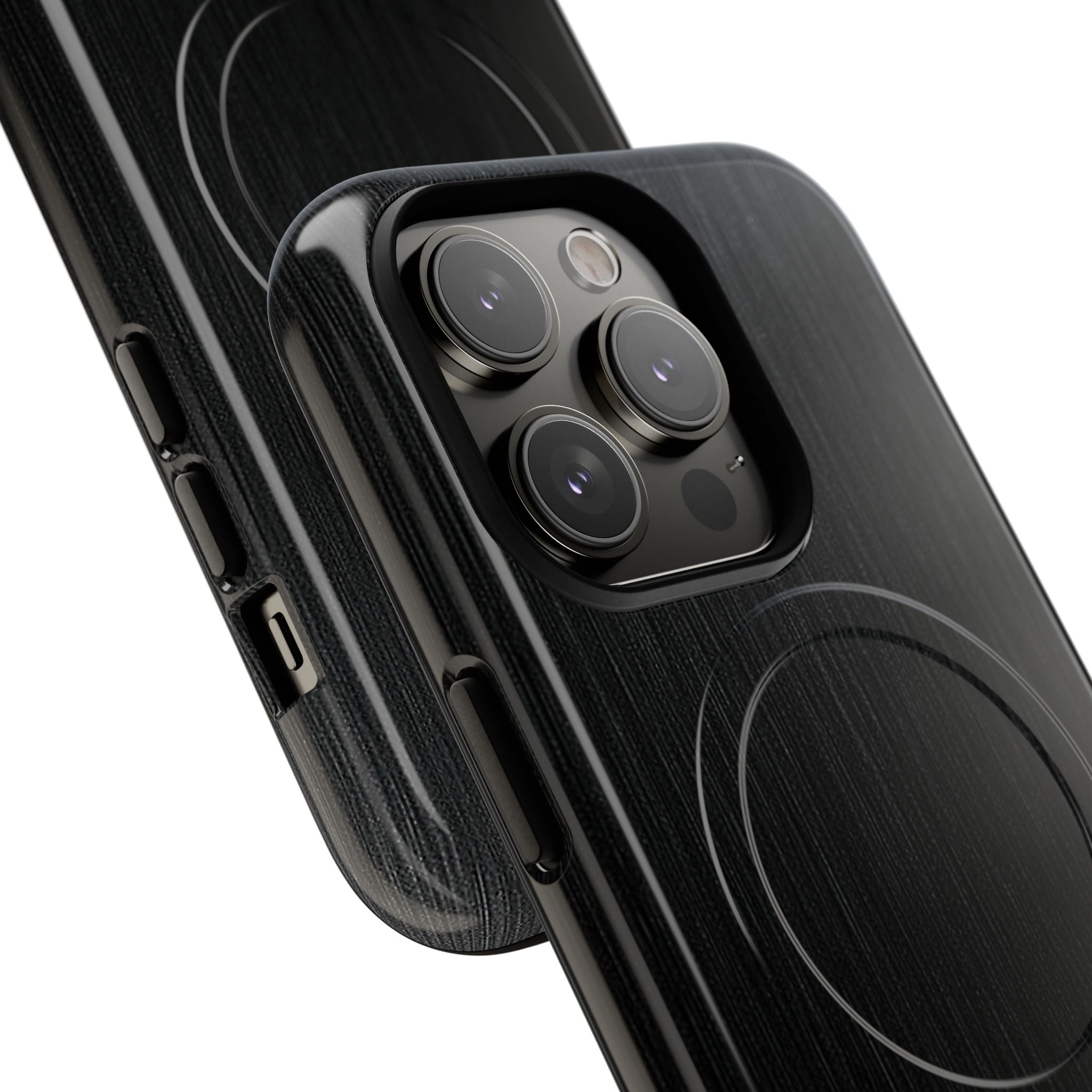 Black Tough 2.0 Magsafe Phone Case for iPhone - Brushed Obsidian Slate