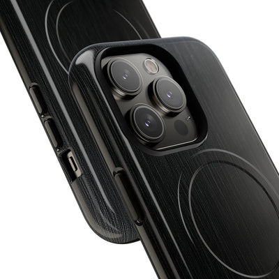 Black Tough 2.0 Magsafe Phone Case for iPhone - Brushed Obsidian Slate