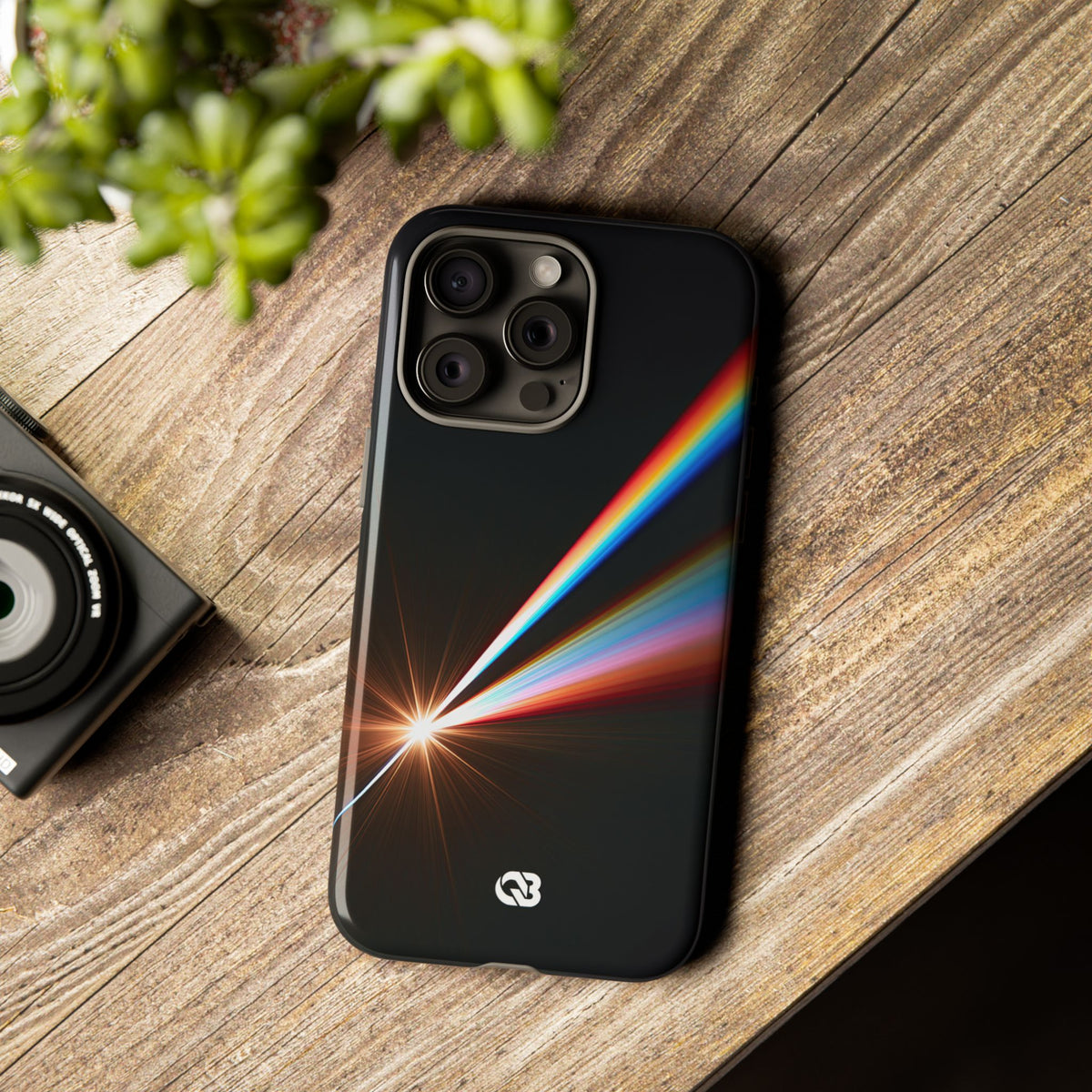 Spectral Refraction · Tough Phone Case for iPhone · Black
