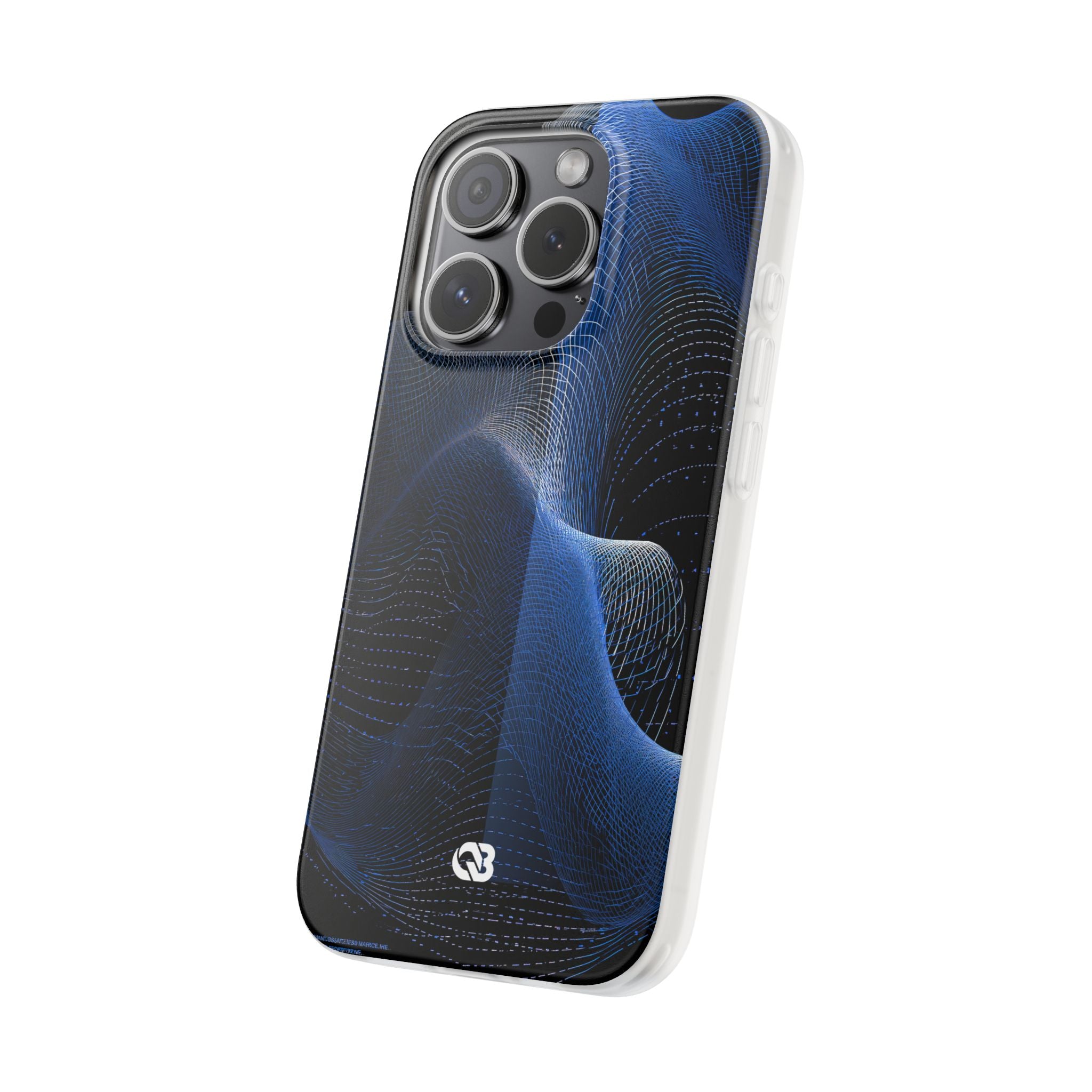 Blue Lite Phone Case for iPhone - Electric Blue Flux