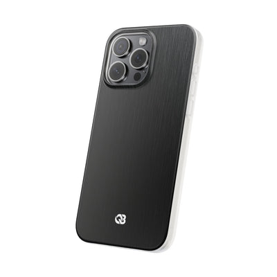 Black Lite Phone Case for iPhone - Brushed Obsidian Slate