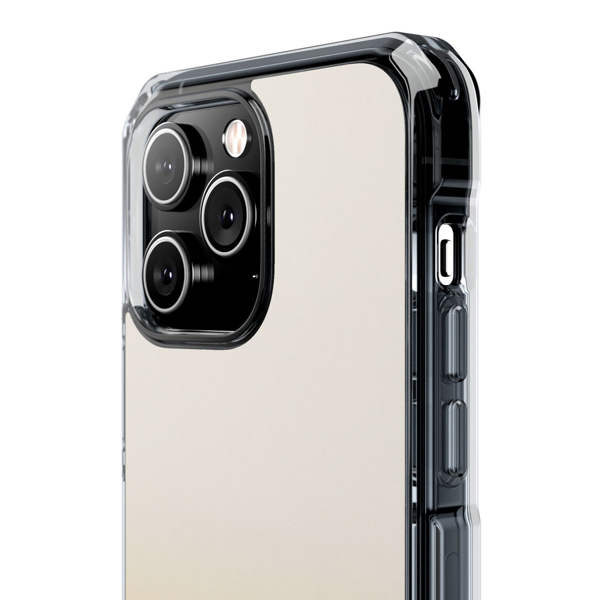 Solar Cream Ombre · Clear Impact Magnetic Phone Case for iPhone · Yellow