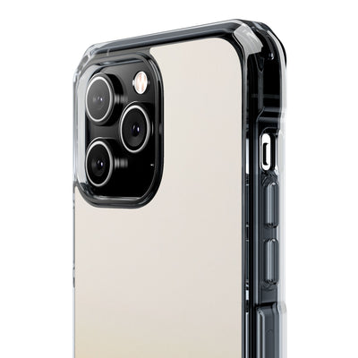 Solar Cream Ombre · Clear Impact Magnetic Phone Case for iPhone · Yellow