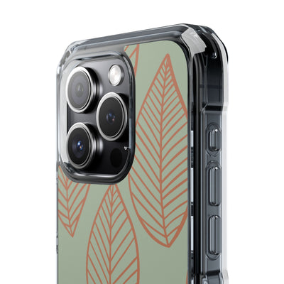 Sage Earth Leaves · Impact Telefoncover for iPhone · Magsafe