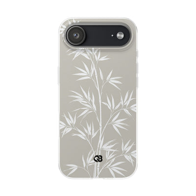 Beige Lite Phone Case for iPhone - Sandstone Bamboo Stalks