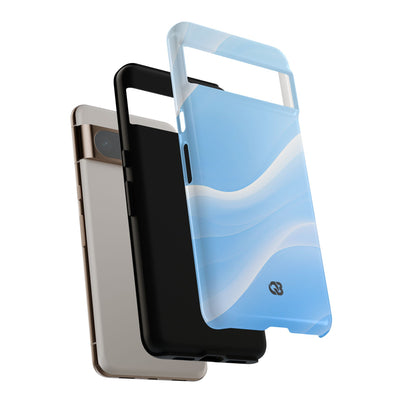Blue Tough Phone Case for Google Pixel - Glacial Blue Silk