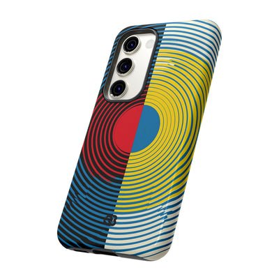 Blue Tough Phone Case for Samsung - Primary Circuit Orbit